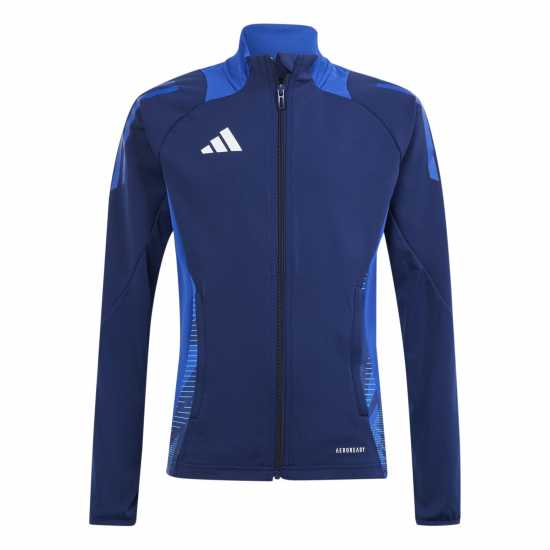Всекидневно футболно облекло Adidas Unisex Kids' Tiro24 Tracksuit Top Navy Blue Adidas Unisex Kids' Tiro24 Tracksuit Top Navy Blue Всекидневно футболно облекло