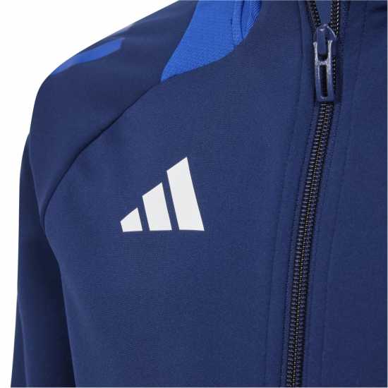 Всекидневно футболно облекло Adidas Unisex Kids' Tiro24 Tracksuit Top Navy Blue Adidas Unisex Kids' Tiro24 Tracksuit Top Navy Blue Всекидневно футболно облекло