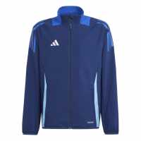 Adidas Tiro24 Cprejkty Tracksuit Top Unisex Kids Navy Blue Всекидневно футболно облекло