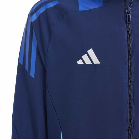 Adidas Tiro24 Cprejkty Tracksuit Top Unisex Kids Navy Blue Всекидневно футболно облекло