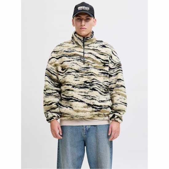 Мъжко Горнище Полу-Цип Skin Teddy Half Zip Top Mens Мъжко Горнище Полу-Цип Skin Teddy Half Zip Top Mens