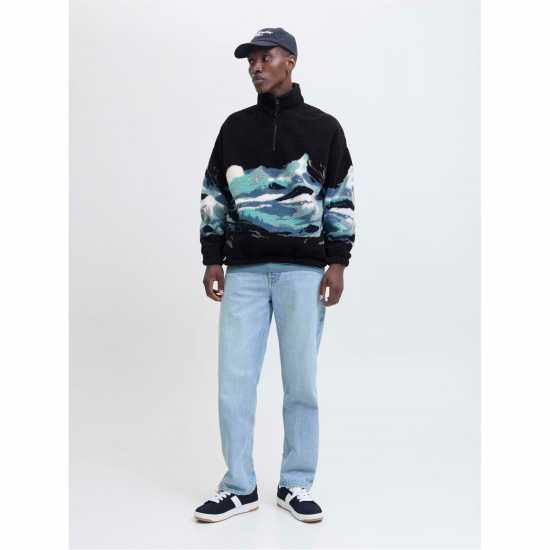 Мъжко Горнище Полу-Цип Bear Mountain Teddy Half Zip Top Mens Мъжко Горнище Полу-Цип Bear Mountain Teddy Half Zip Top Mens