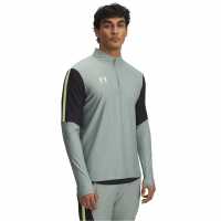 Under Armour Armour Ua M's Ch. Pro Quarter Zip Drill Top Mens Силициево зелено Футболни тренировъчни горнища