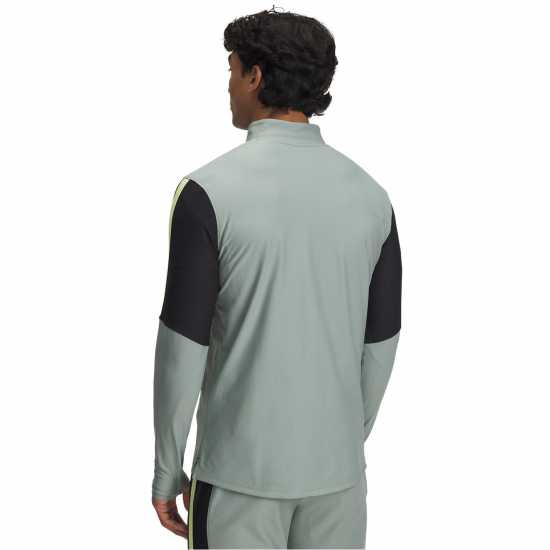 Under Armour Armour Ua M's Ch. Pro Quarter Zip Drill Top Mens Силициево зелено Футболни тренировъчни горнища