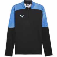 Puma Final Quarter Zip Drill Top Mens Черно/Лайм Футболни тренировъчни горнища