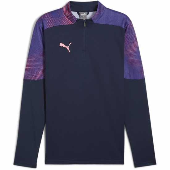 Футболни тренировъчни горнища Puma Final Quarter Zip Drill Top Mens Морско синьо/Лилаво Puma Final Quarter Zip Drill Top Mens Морско синьо/Лилаво Футболни тренировъчни горнища