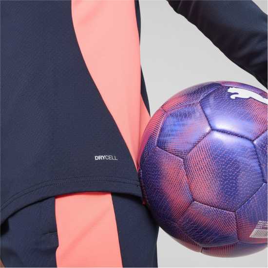 Футболни тренировъчни горнища Puma Final Quarter Zip Drill Top Mens Морско синьо/Лилаво Puma Final Quarter Zip Drill Top Mens Морско синьо/Лилаво Футболни тренировъчни горнища