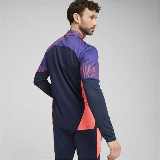 Футболни тренировъчни горнища Puma Final Quarter Zip Drill Top Mens Морско синьо/Лилаво Puma Final Quarter Zip Drill Top Mens Морско синьо/Лилаво Футболни тренировъчни горнища