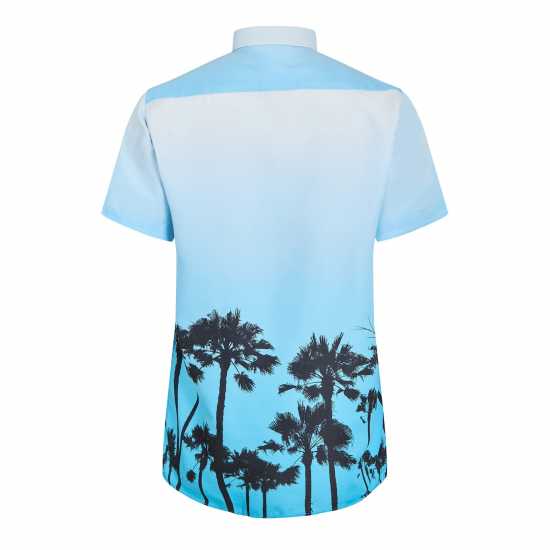 Criminal Damage Мъжка Риза Criminaldamage Palm Tree Shirt Mens  