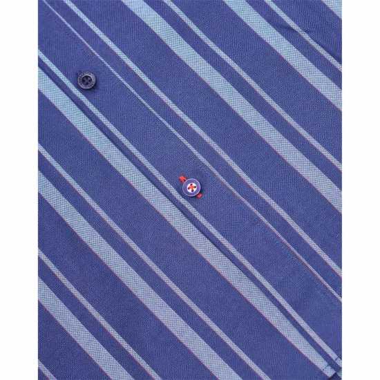 Lambretta Карирана Блуза Sleeve Striped Shirt  Мъжки ризи