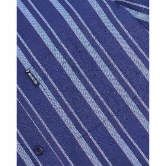 Lambretta Карирана Блуза Sleeve Striped Shirt  Мъжки ризи