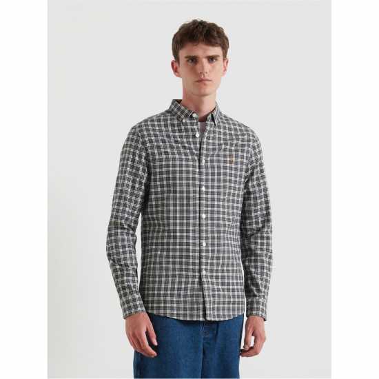 Men's Milners Check Long Sleeve Patterned Shirt Men's Milners Check Long Sleeve Patterned Shirt