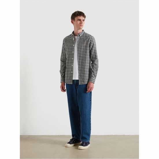 Men's Milners Check Long Sleeve Patterned Shirt Men's Milners Check Long Sleeve Patterned Shirt