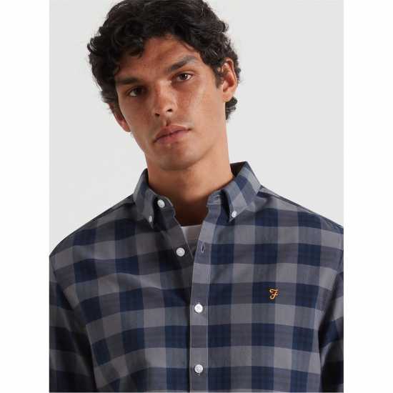 Men's Brewer Orgchck Long Sleeve Patterned Shirt  