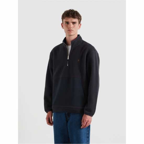 Farah Men's Mews 1/4 Zip Fleece  