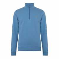 Farah Men's Wilsdon Quarter Zip Fleece Lndrd Blue 450 
