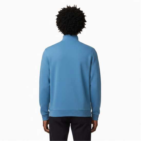 Farah Men's Wilsdon Quarter Zip Fleece Lndrd Blue 450 