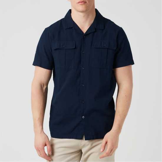 Brave Soul Men's Plain Short Sleeve Shirt Brave Soul Men's Plain Short Sleeve Shirt