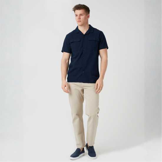 Brave Soul Men's Plain Short Sleeve Shirt Brave Soul Men's Plain Short Sleeve Shirt