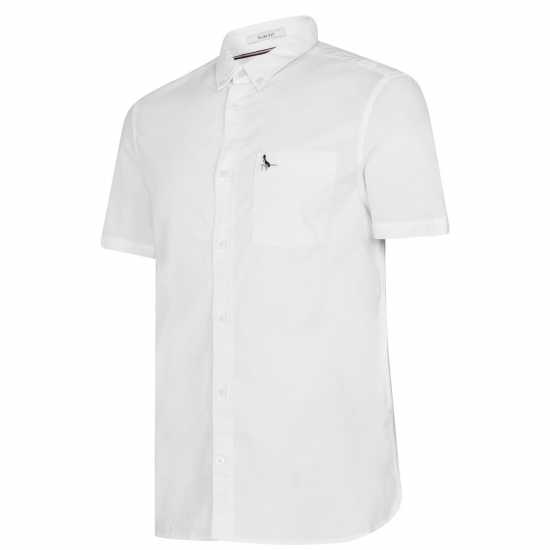 Мъжка Риза Оксфорд Jack Wills Classic Oxford Shirt Mens Бяло Мъжки ризи