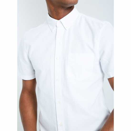 Мъжка Риза Оксфорд Jack Wills Classic Oxford Shirt Mens Бяло Мъжки ризи