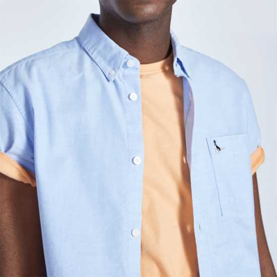 Мъжки ризи Мъжка Риза Оксфорд Jack Wills Classic Oxford Shirt Mens Небесно синьо Мъжка Риза Оксфорд Jack Wills Classic Oxford Shirt Mens Небесно синьо Мъжки ризи