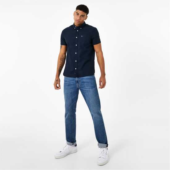 Мъжки ризи Мъжка Риза Оксфорд Jack Wills Classic Oxford Shirt Mens Морска синьо Мъжка Риза Оксфорд Jack Wills Classic Oxford Shirt Mens Морска синьо Мъжки ризи
