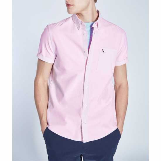 Мъжки ризи Мъжка Риза Оксфорд Jack Wills Classic Oxford Shirt Mens Розово Мъжка Риза Оксфорд Jack Wills Classic Oxford Shirt Mens Розово Мъжки ризи