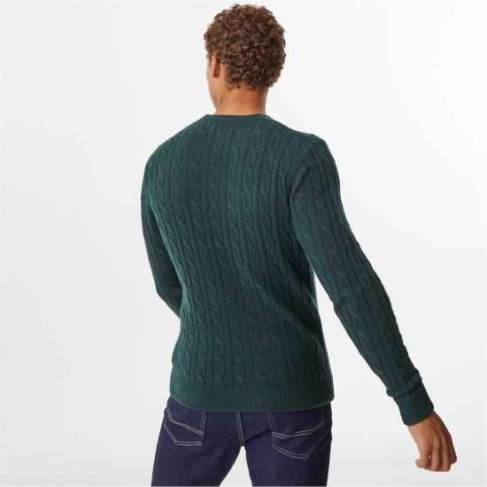 Jack Wills Jack Marlow Merino Wool Blend Cable Knitted Jumper Men Олива Jack Wills Jack Marlow Merino Wool Blend Cable Knitted Jumper Men Олива