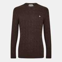 Jack Wills Marlow Merino Wool Blend Cable Knitted Jumper Men  