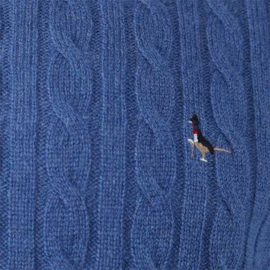 Мъжки пуловери и жилетки Jack Wills Marlow Merino Wool Cable Knitted Jumper Cobalt Jack Wills Marlow Merino Wool Cable Knitted Jumper Cobalt Мъжки пуловери и жилетки