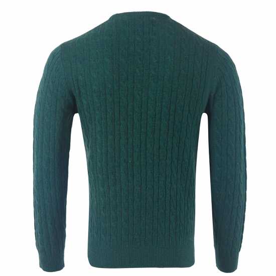 Мъжки пуловери и жилетки Jack Wills Marlow Merino Wool Cable Knitted Jumper Green Jack Wills Marlow Merino Wool Cable Knitted Jumper Green Мъжки пуловери и жилетки
