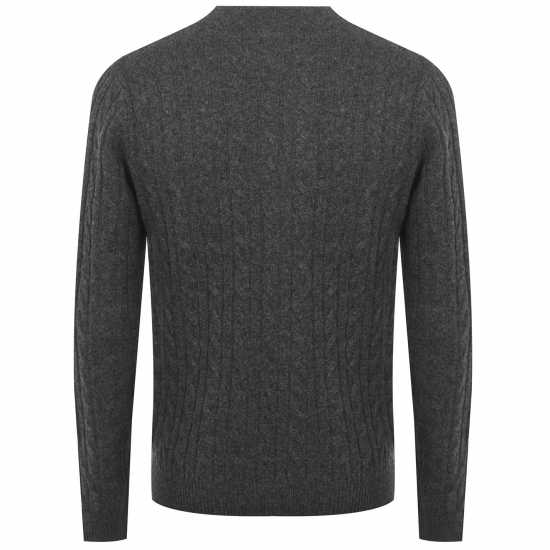 Мъжки пуловери и жилетки Плетен Пуловер Jack Wills Marlow Cable Knit Jumper Charcoal Плетен Пуловер Jack Wills Marlow Cable Knit Jumper Charcoal Мъжки пуловери и жилетки