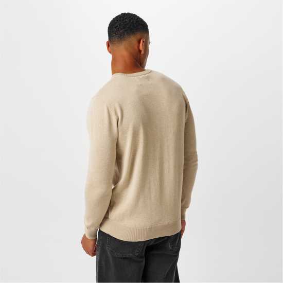 Мъжки пуловери и жилетки Jack Wills Seabourne Crew Neck Logo Jumper Камък Jack Wills Seabourne Crew Neck Logo Jumper Камък Мъжки пуловери и жилетки