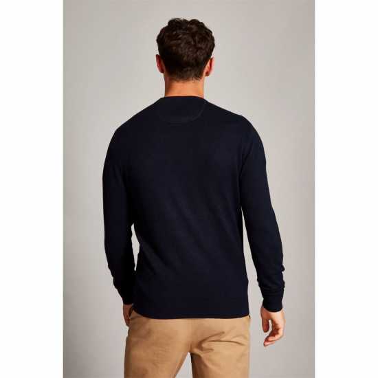 Jack Wills Jack Seabourne Crew Neck Logo Jumper Морска синьо Jack Wills Jack Seabourne Crew Neck Logo Jumper Морска синьо