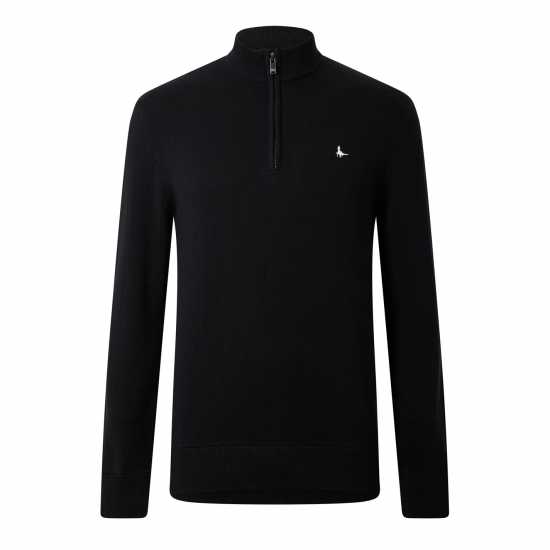 Пуловер С Цип Jack Wills Funnel Neck Half Zip Jumper Men Черно Пуловер С Цип Jack Wills Funnel Neck Half Zip Jumper Men Черно