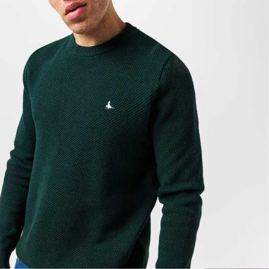 Мъжки пуловери и жилетки Блуза С Обло Деколте Jack Wills Linus Seed Stitch Crew Neck Jumper Men Вечнозелен Марл Блуза С Обло Деколте Jack Wills Linus Seed Stitch Crew Neck Jumper Men Вечнозелен Марл Мъжки пуловери и жилетки