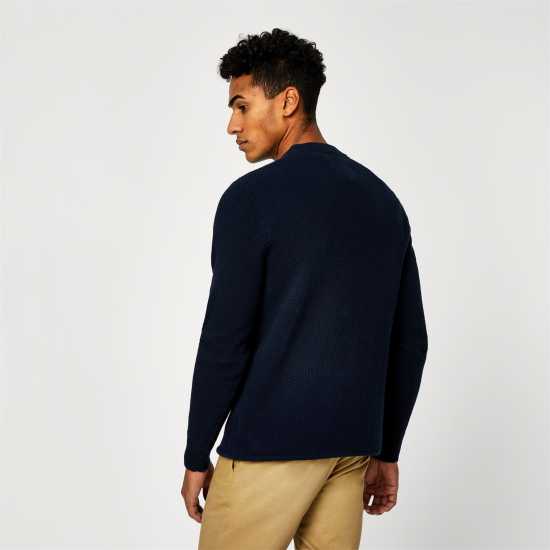 Блуза С Обло Деколте Jack Wills Linus Seed Stitch Crew Neck Jumper Men Морска синьо Блуза С Обло Деколте Jack Wills Linus Seed Stitch Crew Neck Jumper Men Морска синьо