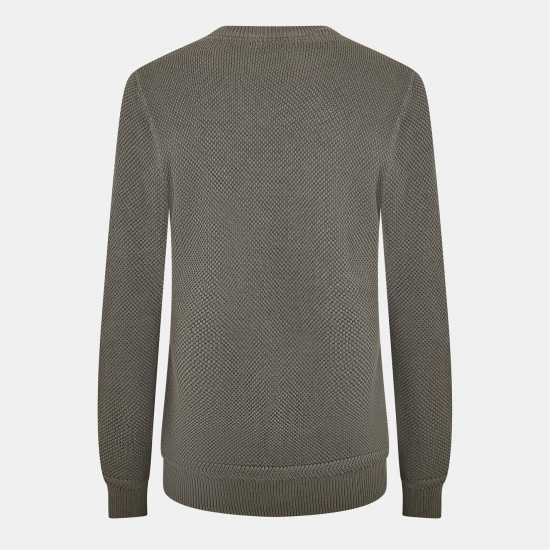 Блуза С Обло Деколте Jack Wills Linus Seed Stitch Crew Neck Jumper Men Slate 