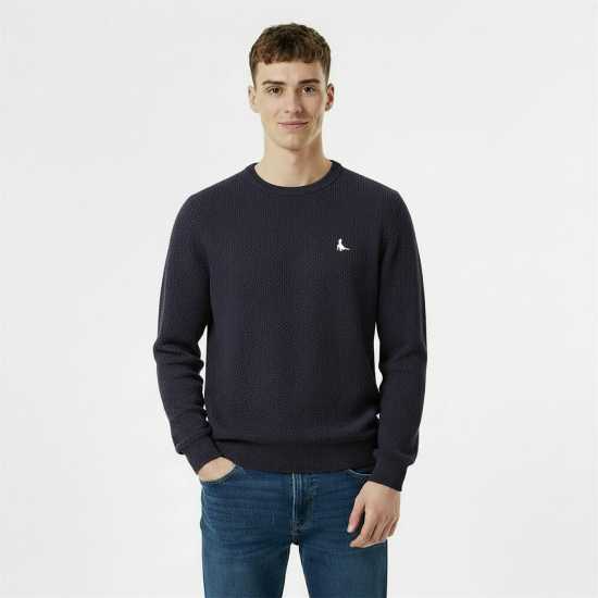 Блуза С Обло Деколте Jack Wills Linus Seed Stitch Crew Neck Jumper Men Черно Блуза С Обло Деколте Jack Wills Linus Seed Stitch Crew Neck Jumper Men Черно