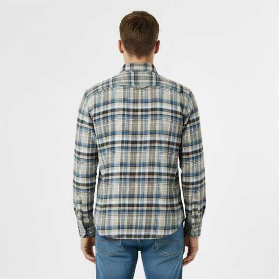 Men's Jw Check Long-Sleeve Patterned Shirt  