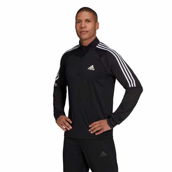 Мъжки горнища с цип Adidas Мъжко Горнище С Цип Sereno Long Sleeve Zip Top Mens Черно/Бяло Adidas Мъжко Горнище С Цип Sereno Long Sleeve Zip Top Mens Черно/Бяло Мъжки горнища с цип