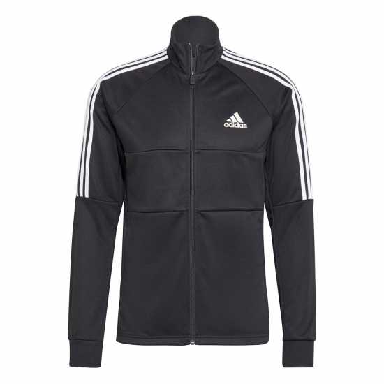 Adidas Мъжко Спортно Горнище Sereno Track Jacket Mens Черно/Бяло Футболни екипи за бягане
