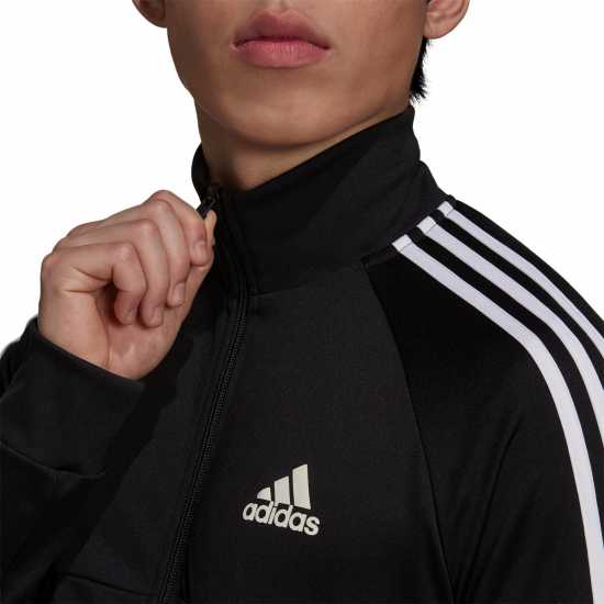 Adidas Мъжко Спортно Горнище Sereno Track Jacket Mens Черно/Бяло Футболни екипи за бягане