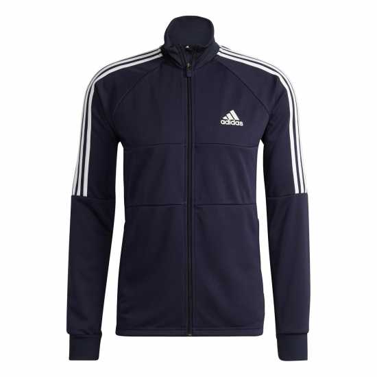 Adidas Мъжко Спортно Горнище Sereno Track Jacket Mens Морско синьо/Бяло Футболни екипи за бягане