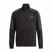 Adidas Детско Спортно Горнище Sereno Track Jacket Juniors Black/Grey Футболни екипи за бягане