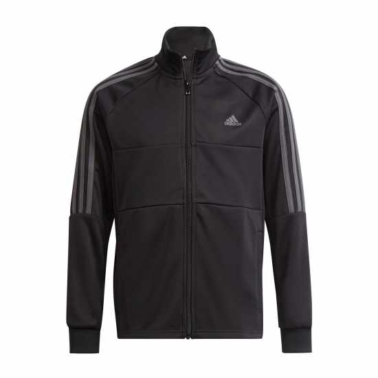 Adidas Детско Спортно Горнище Sereno Track Jacket Juniors Black/Grey - Футболни екипи за бягане