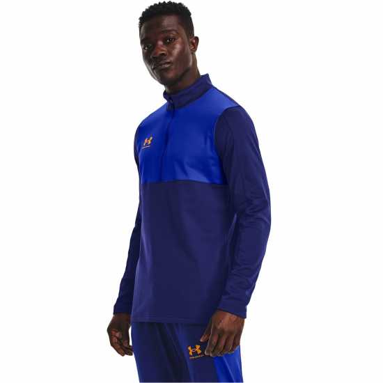 Under Armour Външен Слой Мъже Challenger Midlayer Top Mens Синьо/Жълто Under Armour Външен Слой Мъже Challenger Midlayer Top Mens Синьо/Жълто