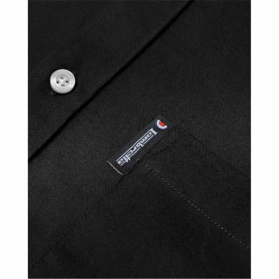 Lambretta Long-Sleeve Oxford Shirt Черно Lambretta Long-Sleeve Oxford Shirt Черно
