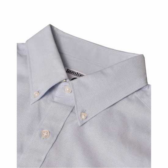 Lambretta Long-Sleeve Oxford Shirt Небесно синьо 